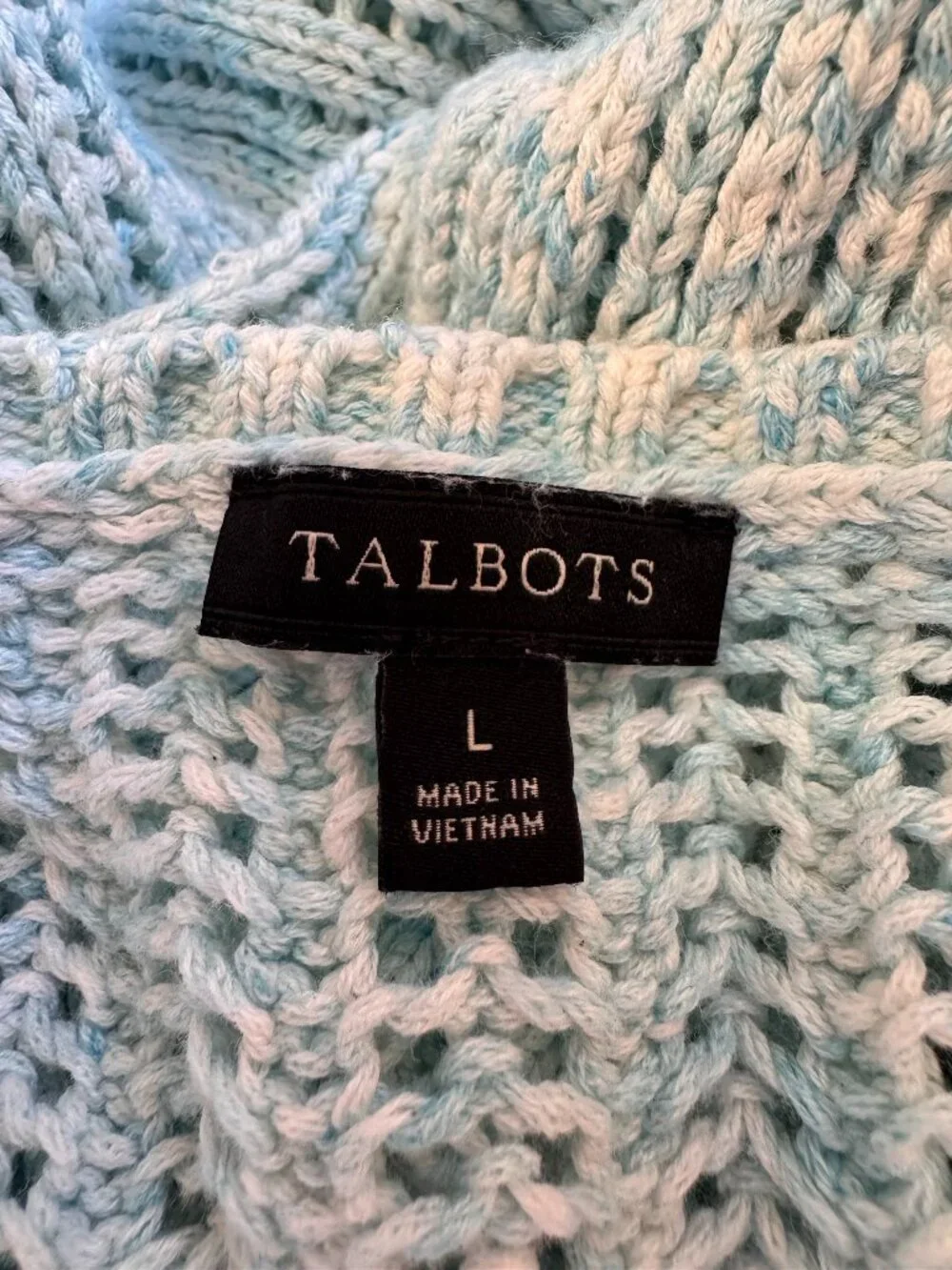 Talbots open knit